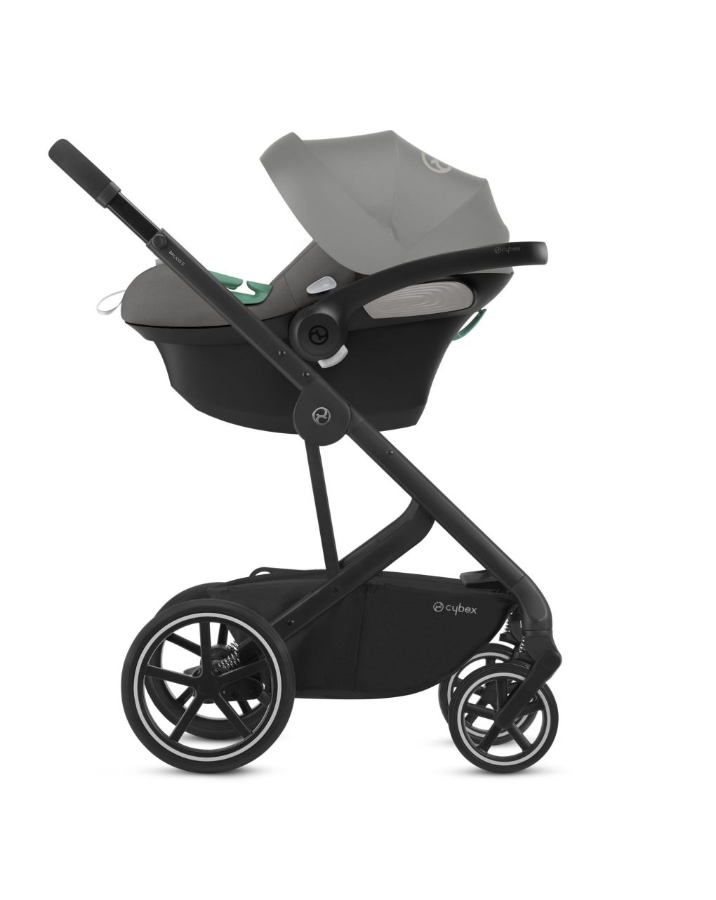 Trio balios s lux blk soho cinzento s2 + aton s2 + adaptadores - Cybex
