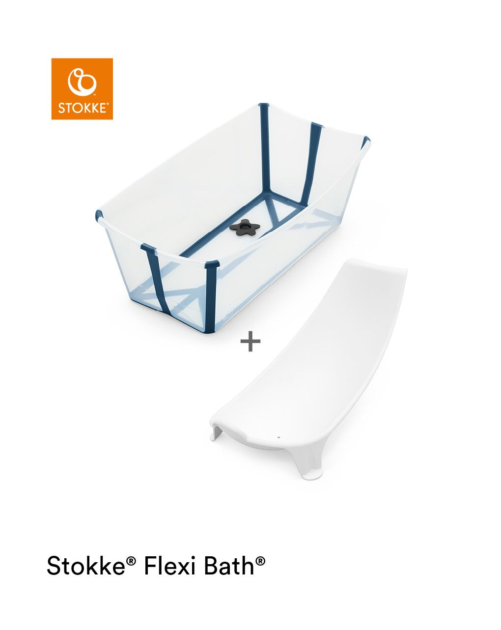 Stokke® flexi bath® bundle trasparent blue - Stokke