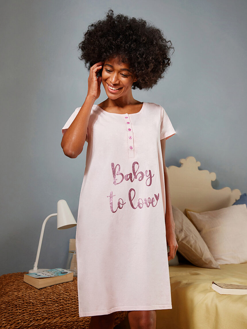 Camisa de noite de maternidade baby to love - Prénatal