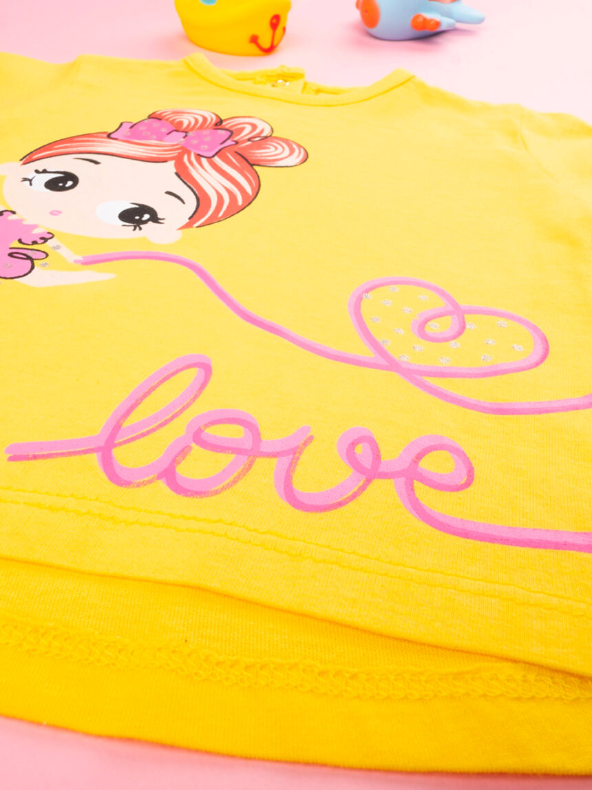 T-shirt girl "love - Prénatal