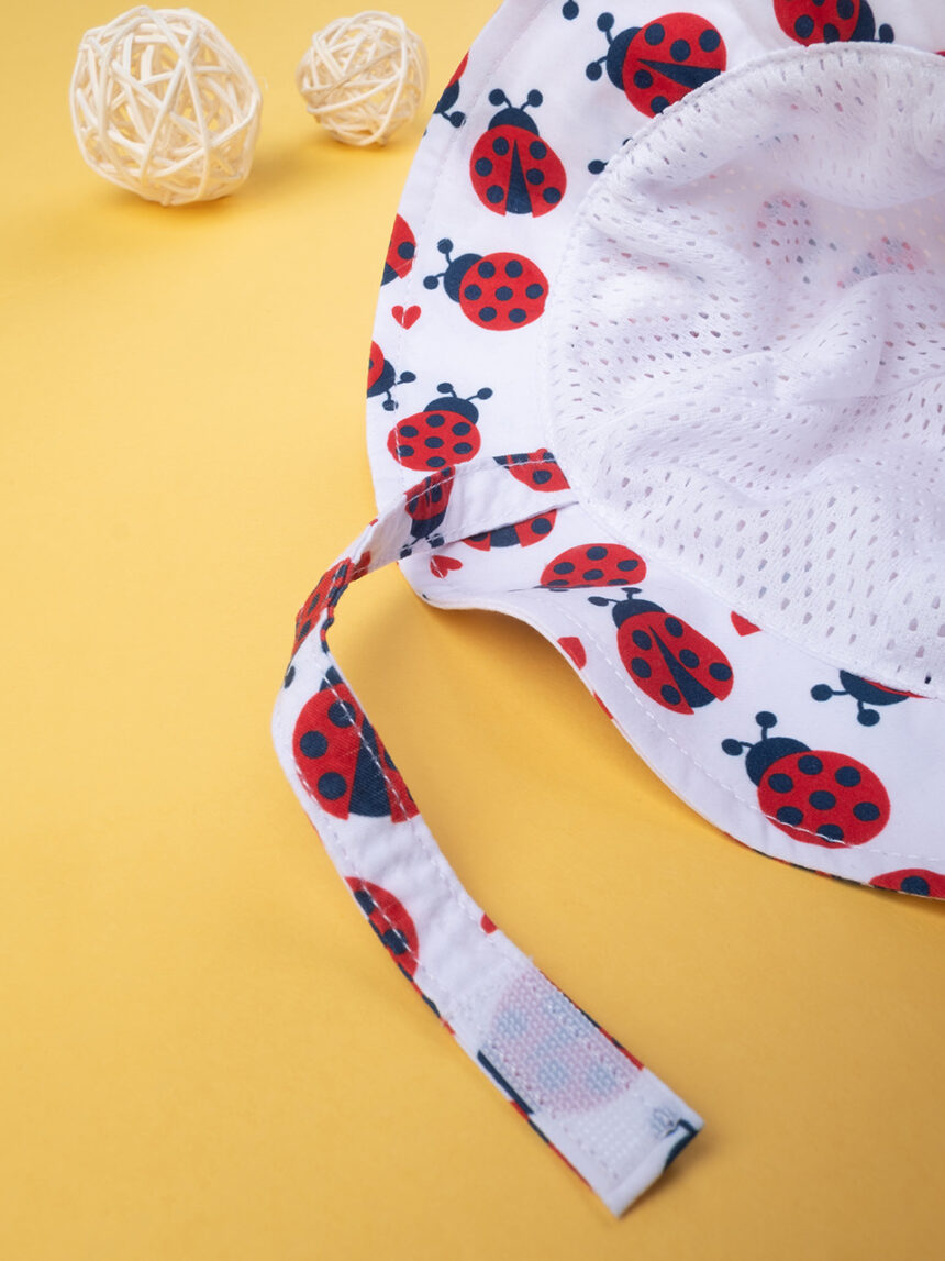 Chapéu de praia "ladybirds" de menina - Prénatal