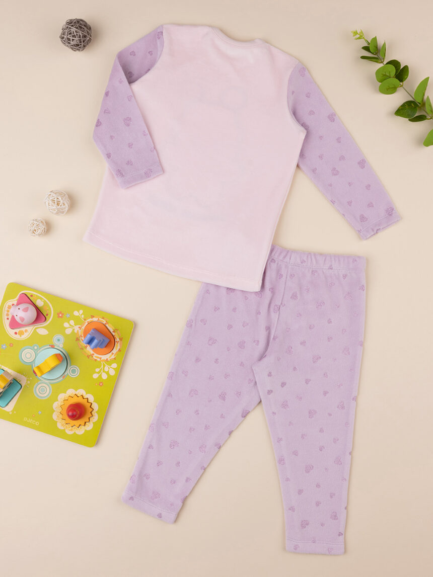 Panda" pijama de chenille para bebé - Prénatal