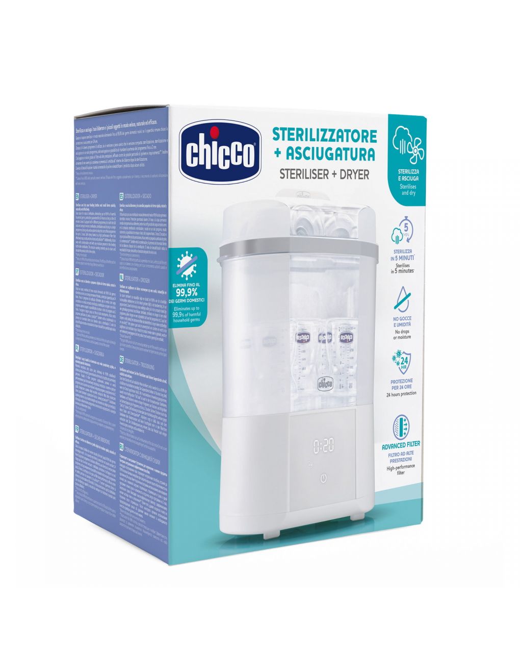 Chicco - esterilizador + secador - Chicco