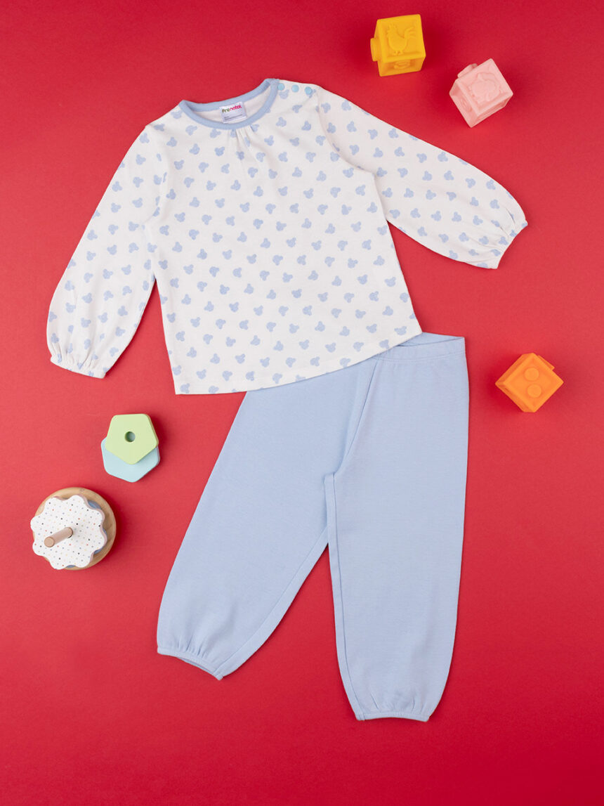 Pijama de menina "bears" azul claro - Prénatal