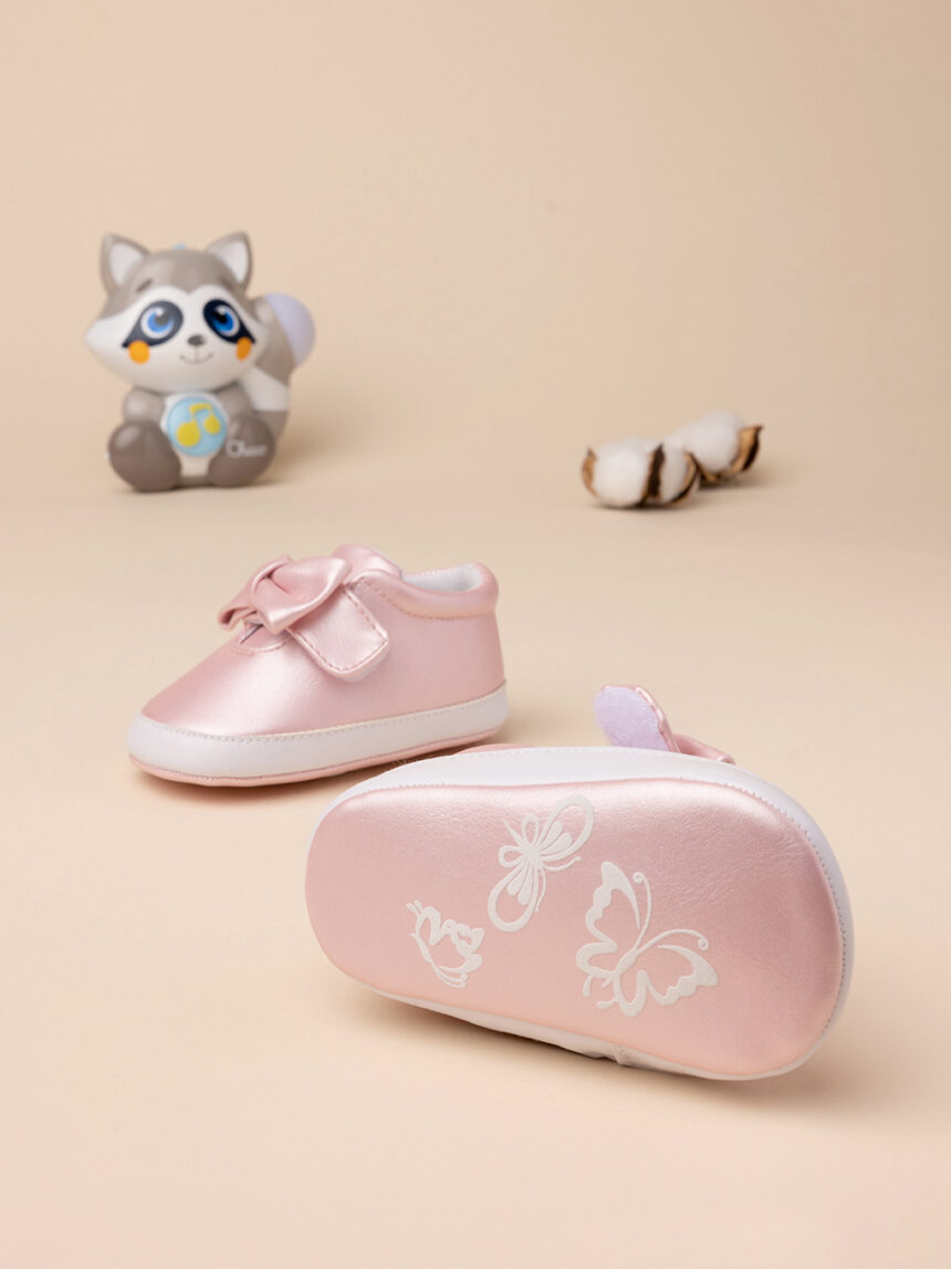 Sapatos de bebé metálicos lilás - Prénatal