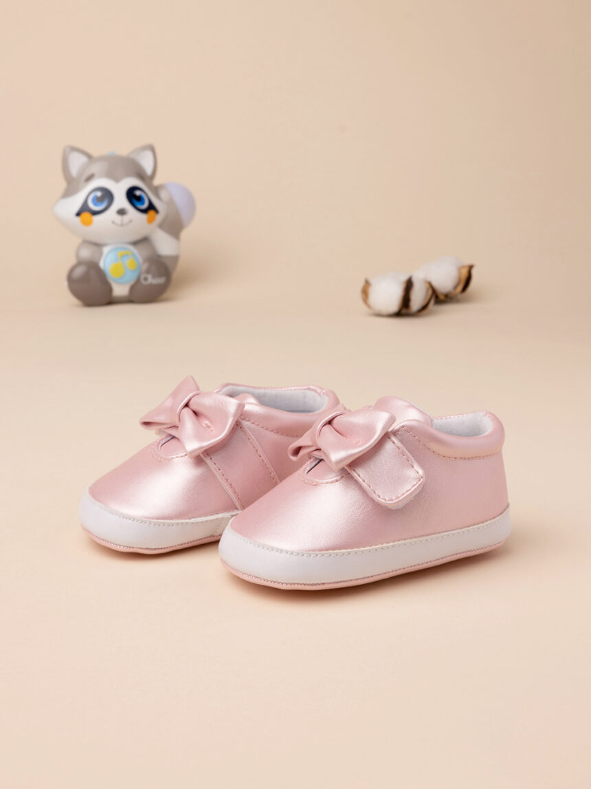 Sapatos de bebé metálicos lilás - Prénatal