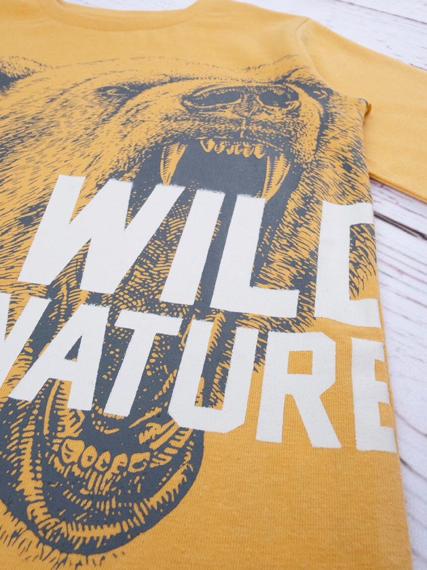T-shirt bimbo "natureza selvagem - Prénatal