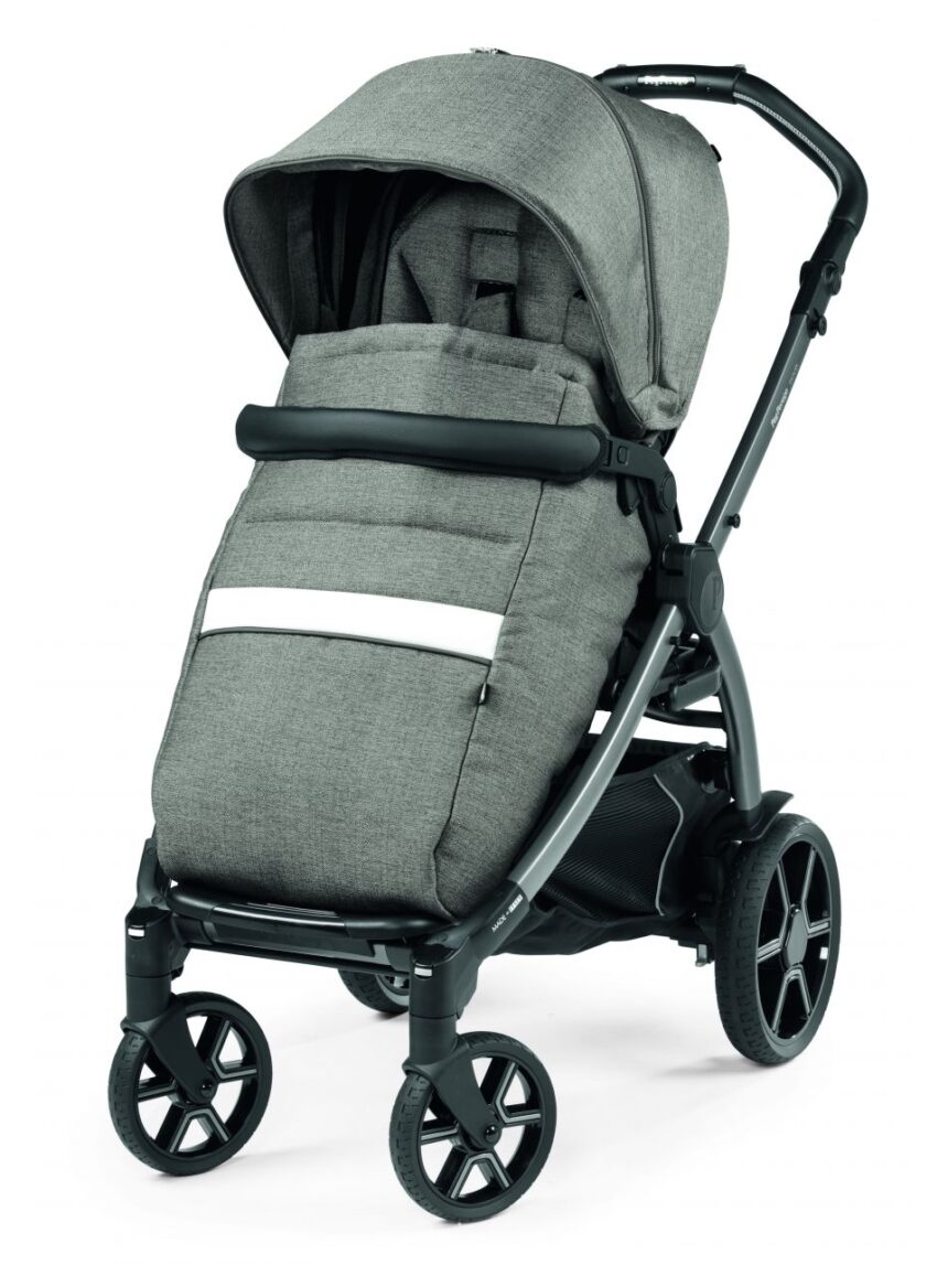 Trio book slk city grey con culla elite - peg perego - Peg-Pérego
