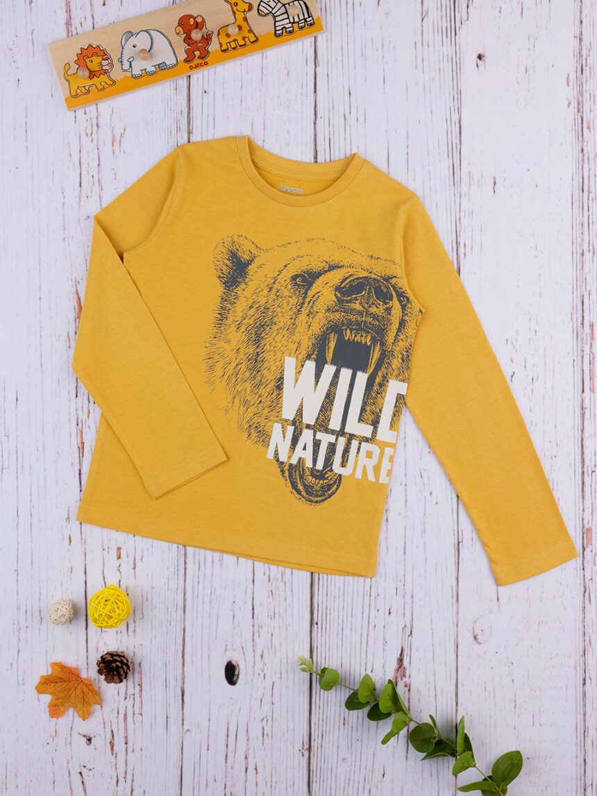 T-shirt bimbo "natureza selvagem - Prénatal