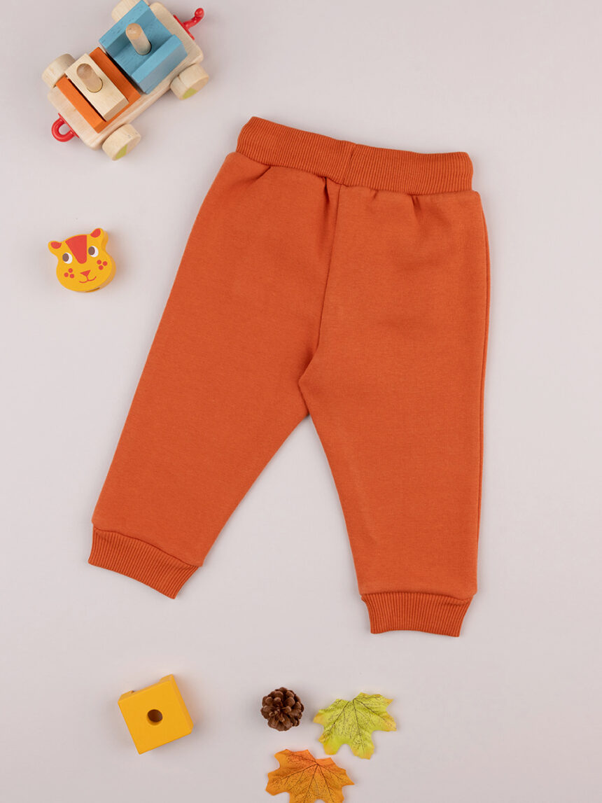 Calças de rapaz laranja engraçado - Prénatal