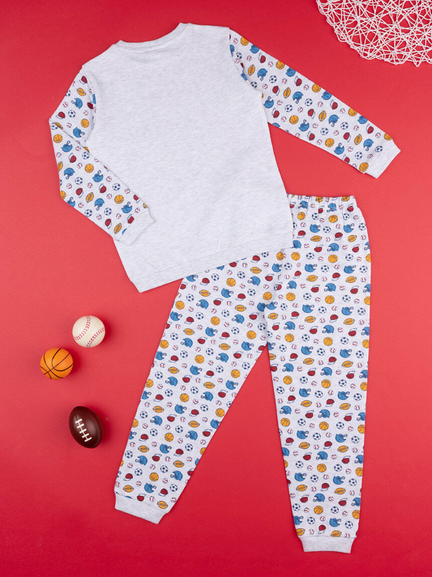 Pijama 'multi-desportivo' cinzento bebé - Prénatal