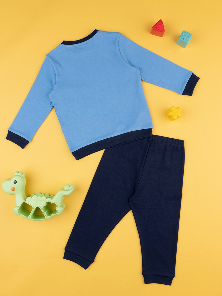 Pijama 'dinossauros' azul bebé - Prénatal