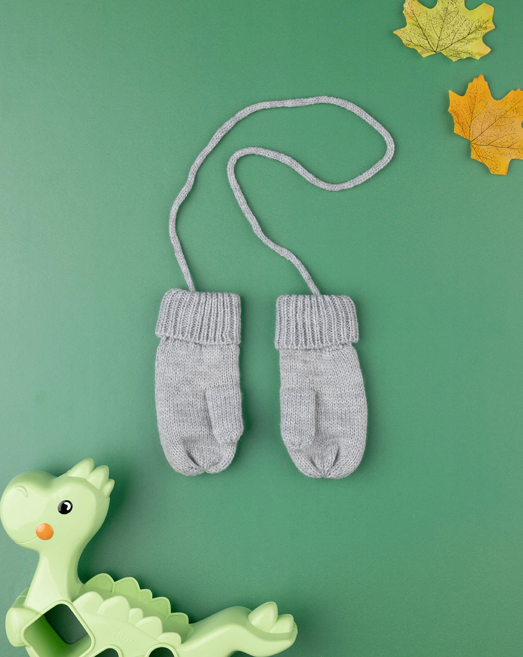 Luvas de bebé tricot cinzentas - Prénatal