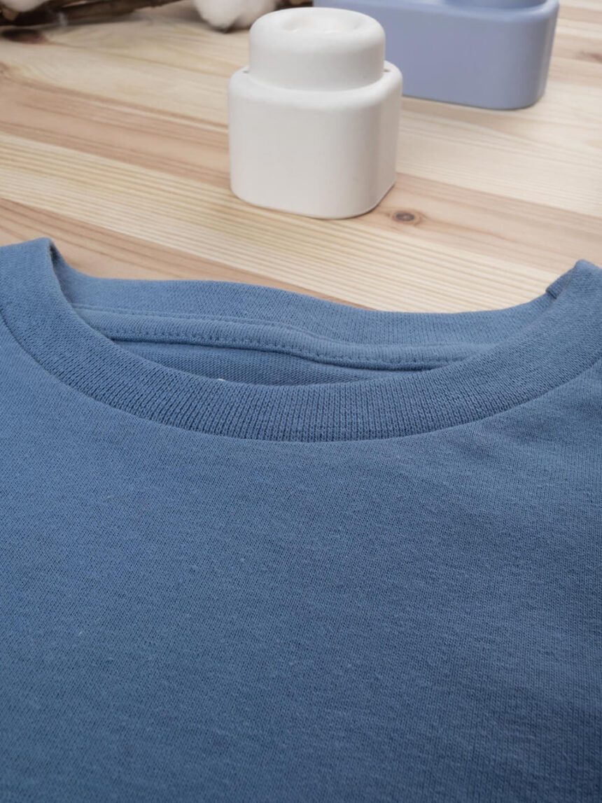 T-shirt rapaz total azzurro - Prénatal