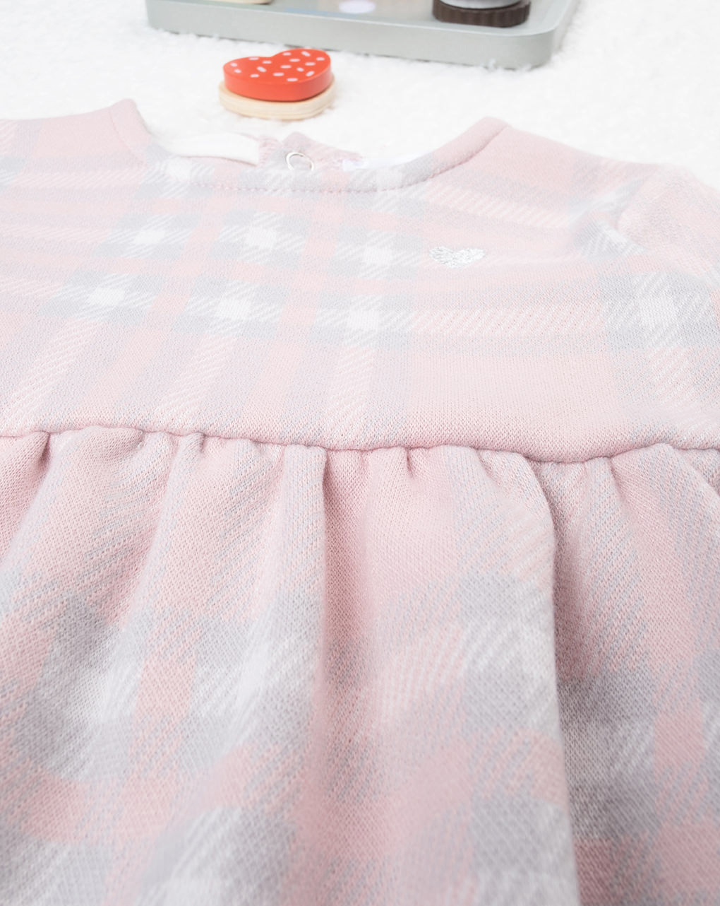 Vestido de inverno de menina rosa - Prénatal