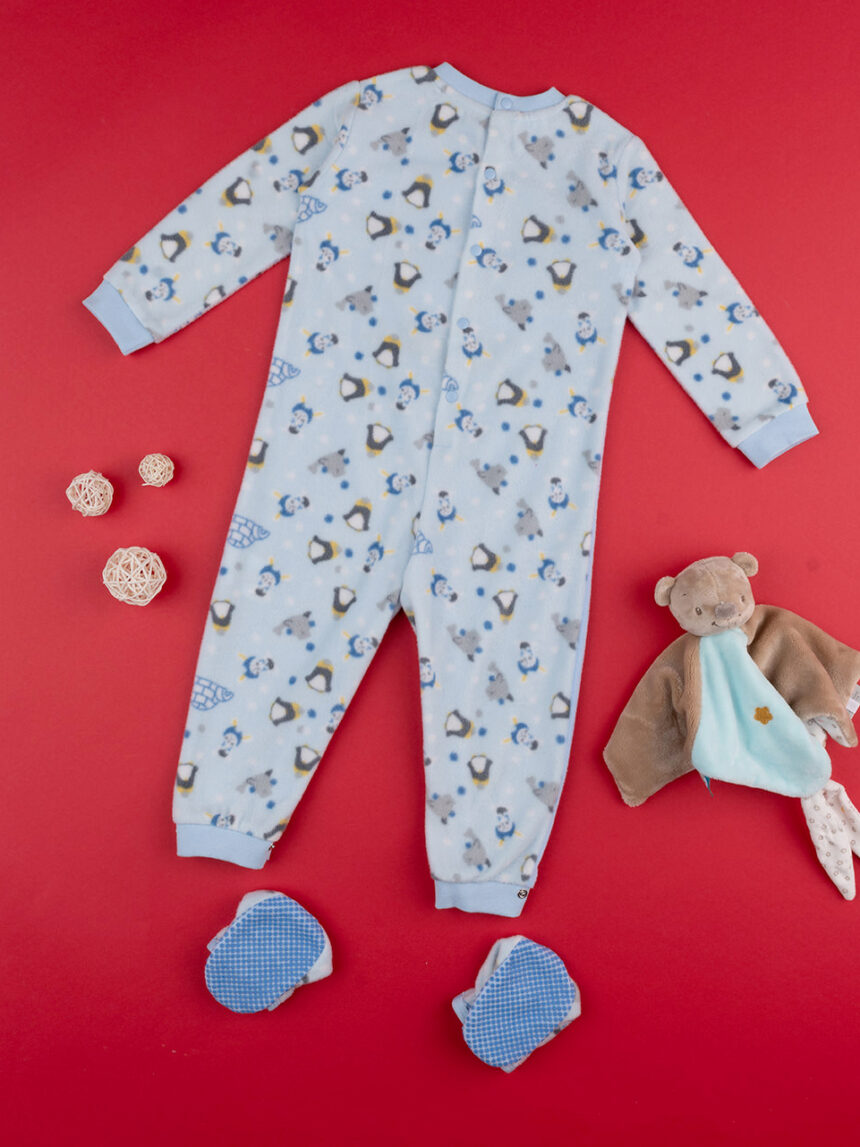 Pijama de velo azul bebé - Prénatal