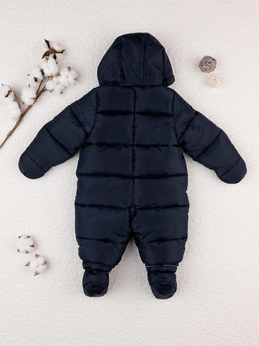 Unisexo azul nylon snowsuit - Prénatal