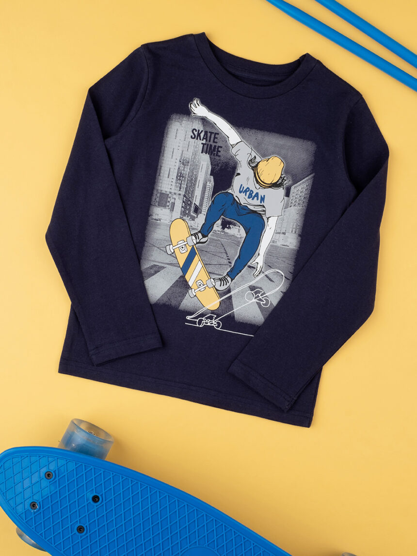 T-shirt rapaz "skate-time" - Prénatal