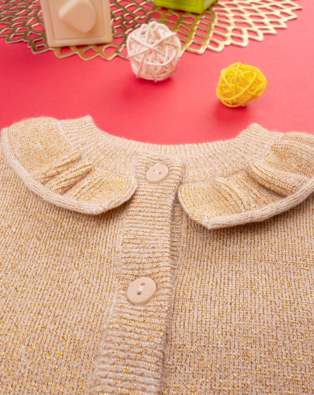 Cardigan tricot bimba dorato - Prénatal