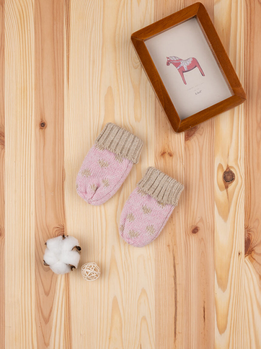 Moffles cor-de-rosa para bebés - Prénatal