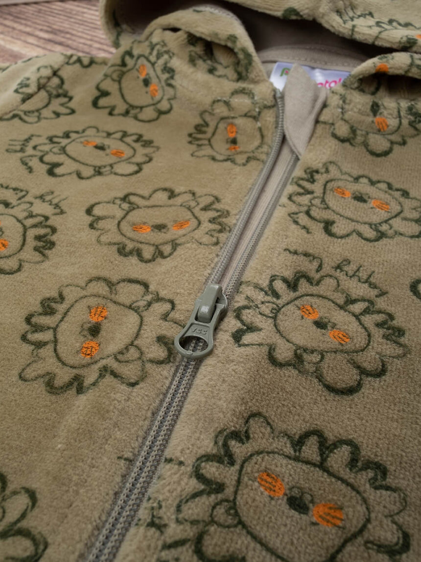Cardigã 'leoni' de chenille de rapaz - Prénatal