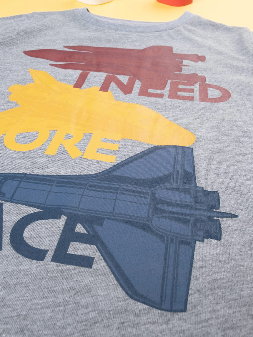 T-shirt bimbo cinza "space - Prénatal