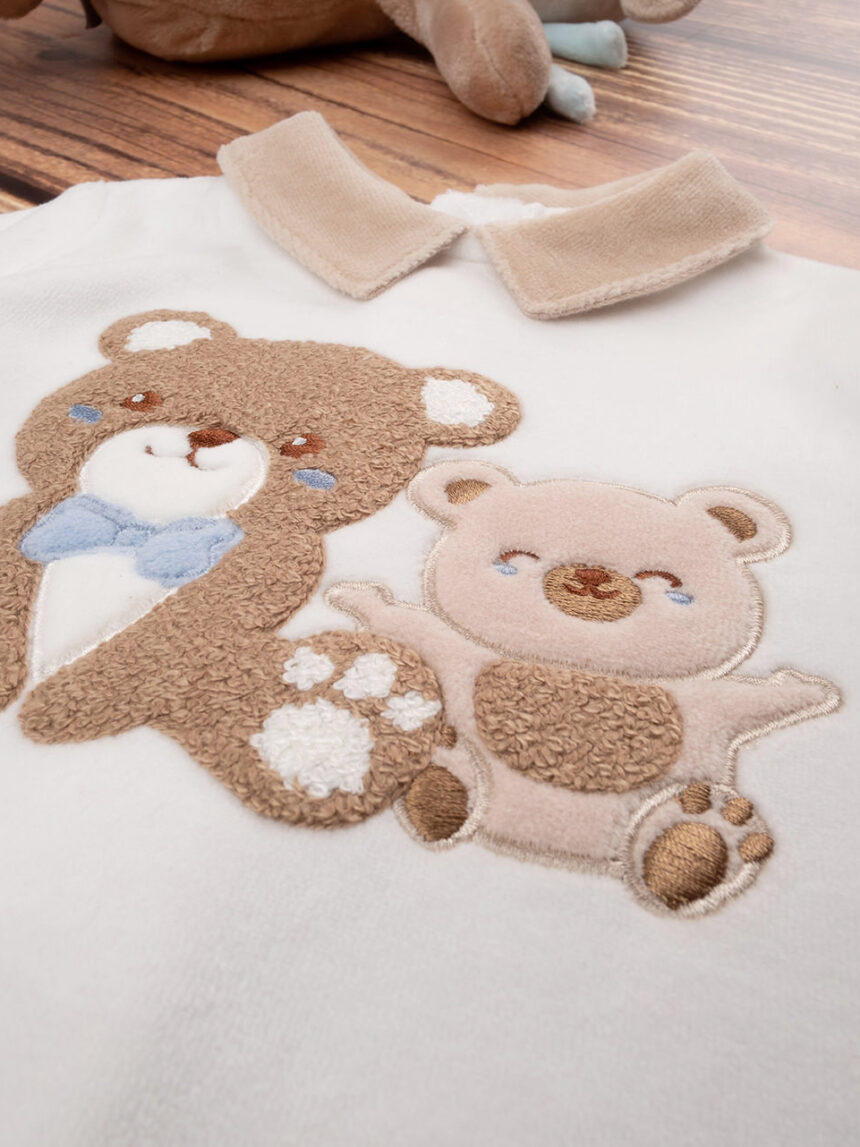 Fato "teddy" de chenille para bebé - Prénatal