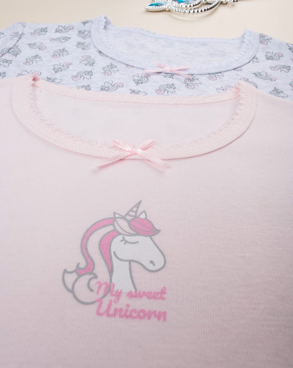 Pack 2 t-shirt girl "unicorni" - Prénatal