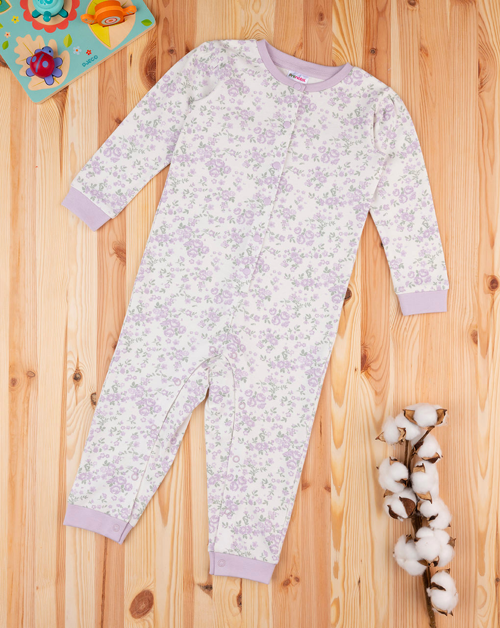 Pijama lilás para menina - Prénatal