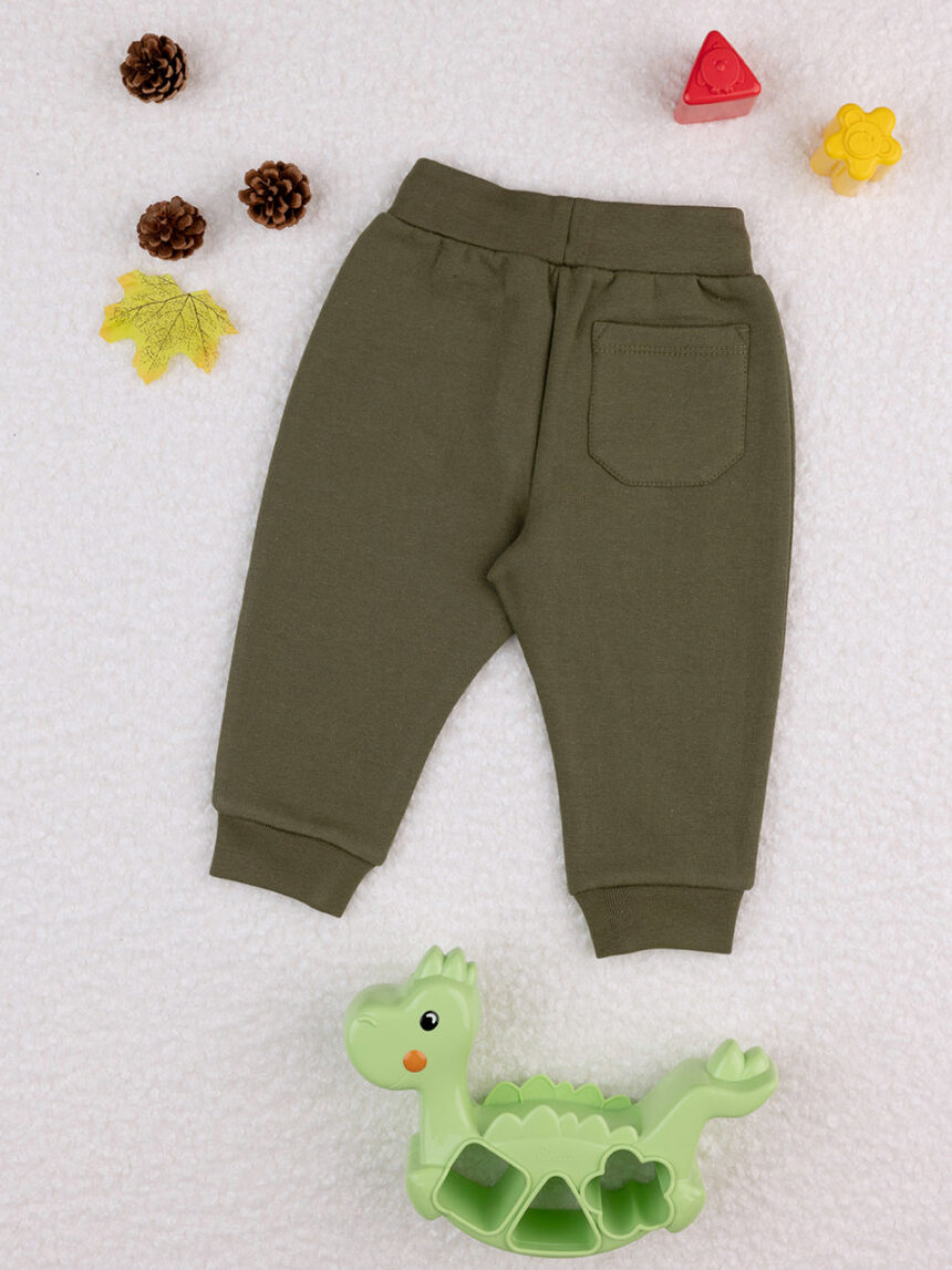 Calças de velo verde bebé - Prénatal