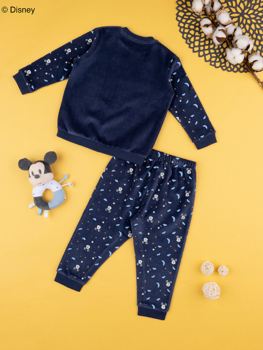 Pijama de bebé "mickey mouse" chenille - Prénatal