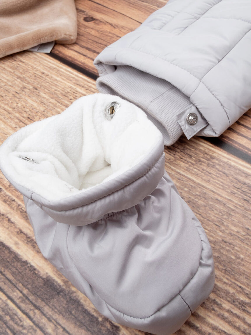 Fato de neve em nylon para crianças cinzento - Prénatal