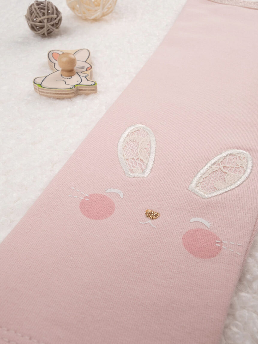 Lingerie de pelúcia rosa para bebés - Prénatal