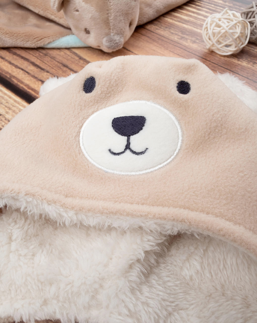 Chapéu de velo 'urso' para bebé - Prénatal
