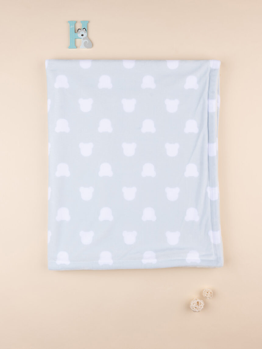 Manta de cama de velo para bebé azul claro - Prénatal