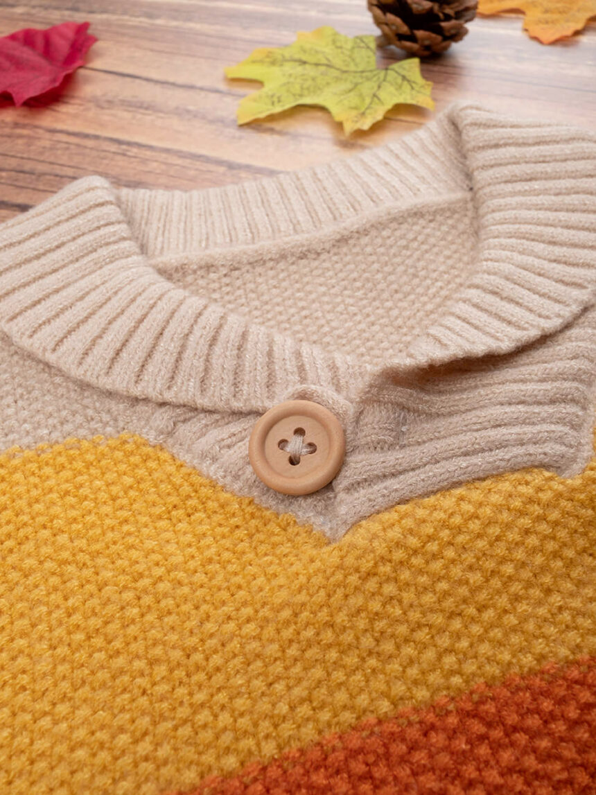 Camisola tricot infantil multicolorida - Prénatal