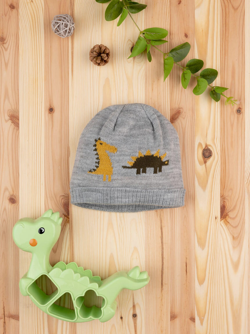 Chapéu cinzento 'dinossauro' para bebé - Prénatal