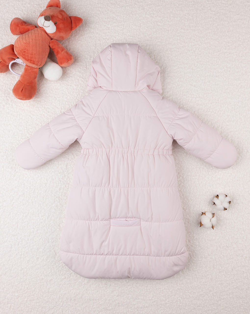 Saco de neve para rapariga bebé rosa - Prénatal