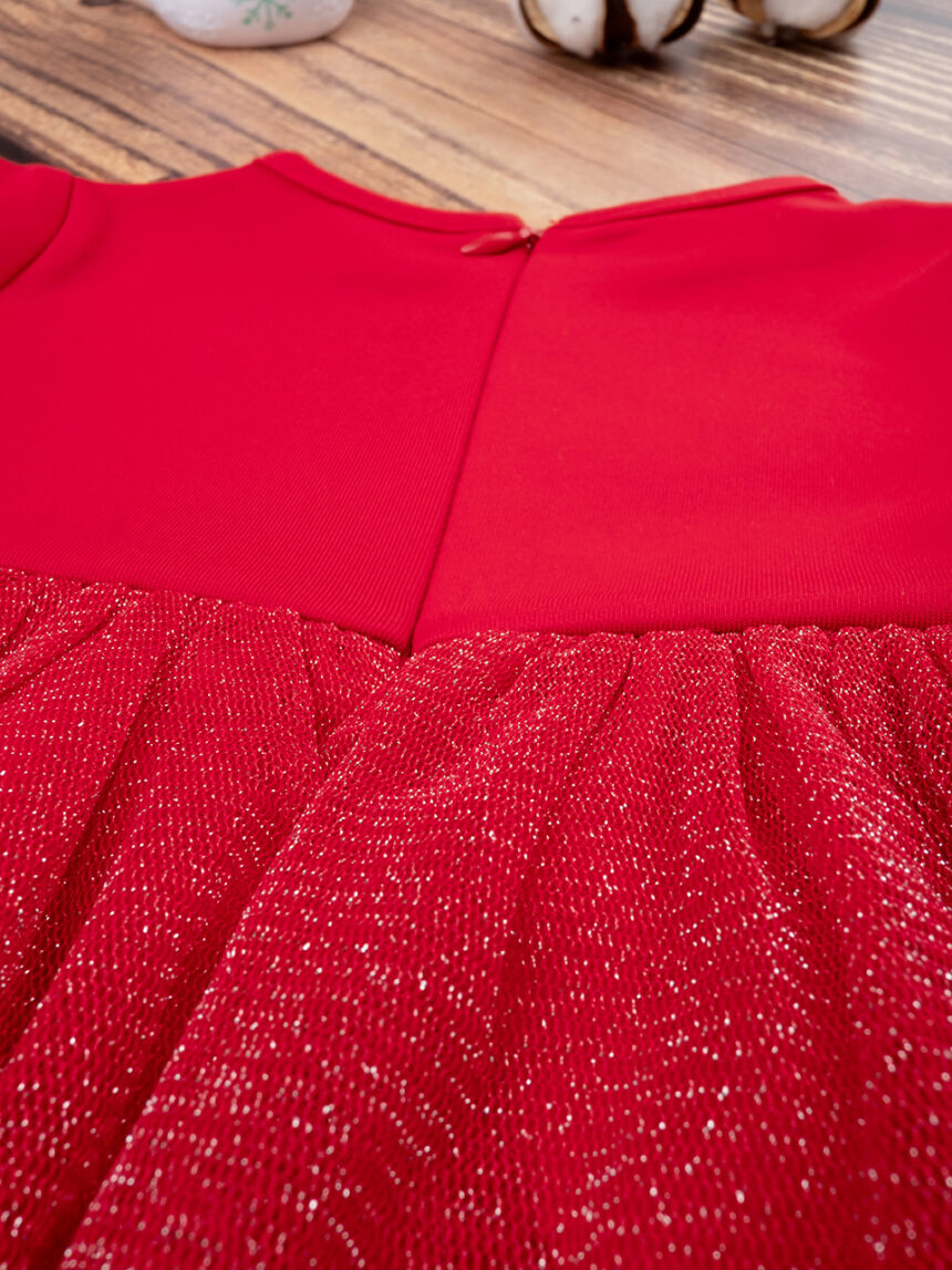 Vestido de tule vermelho para bebé - Prénatal
