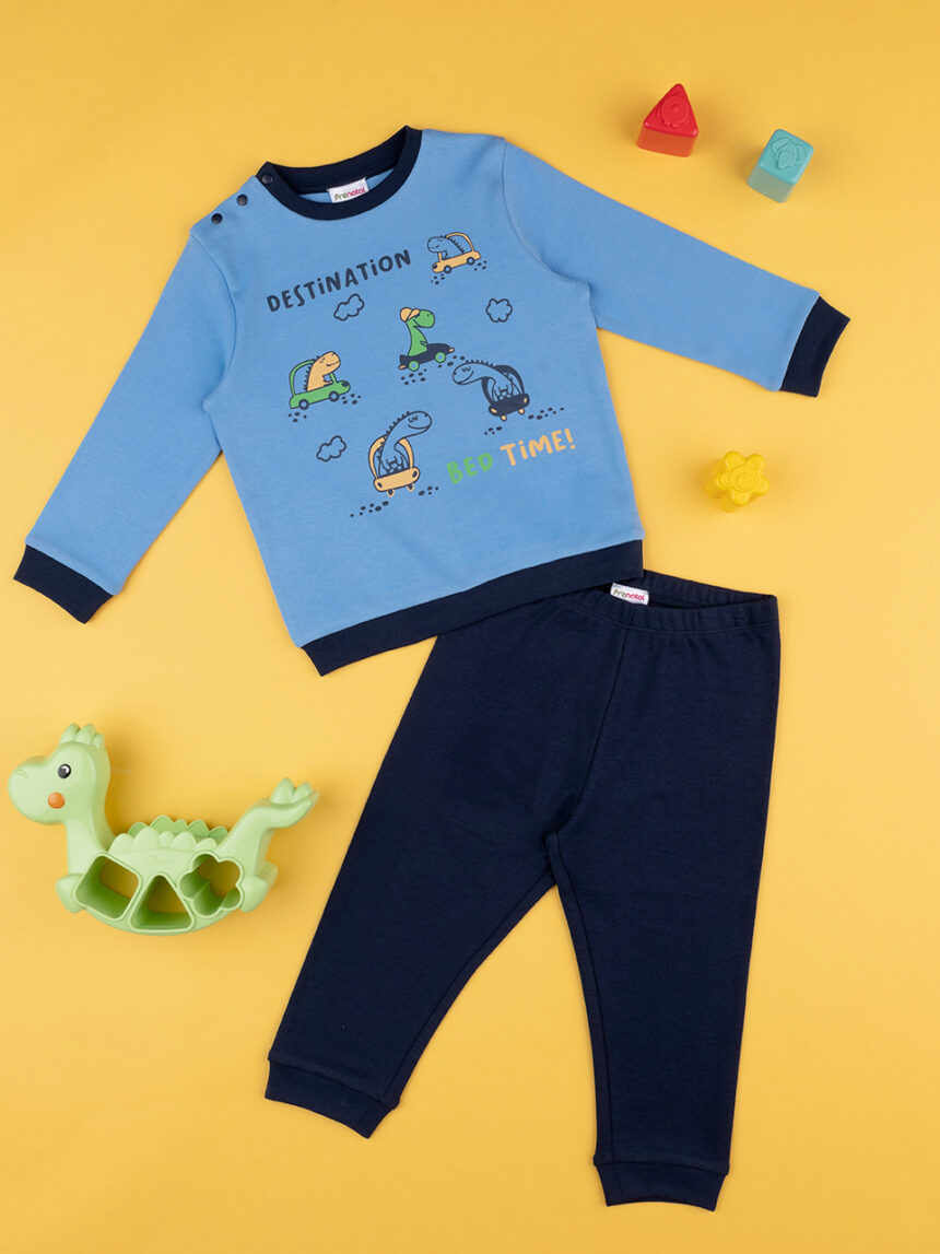 Pijama 'dinossauros' azul bebé - Prénatal