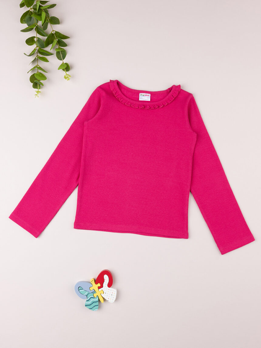 T-shirt bimba total fuxia - Prénatal