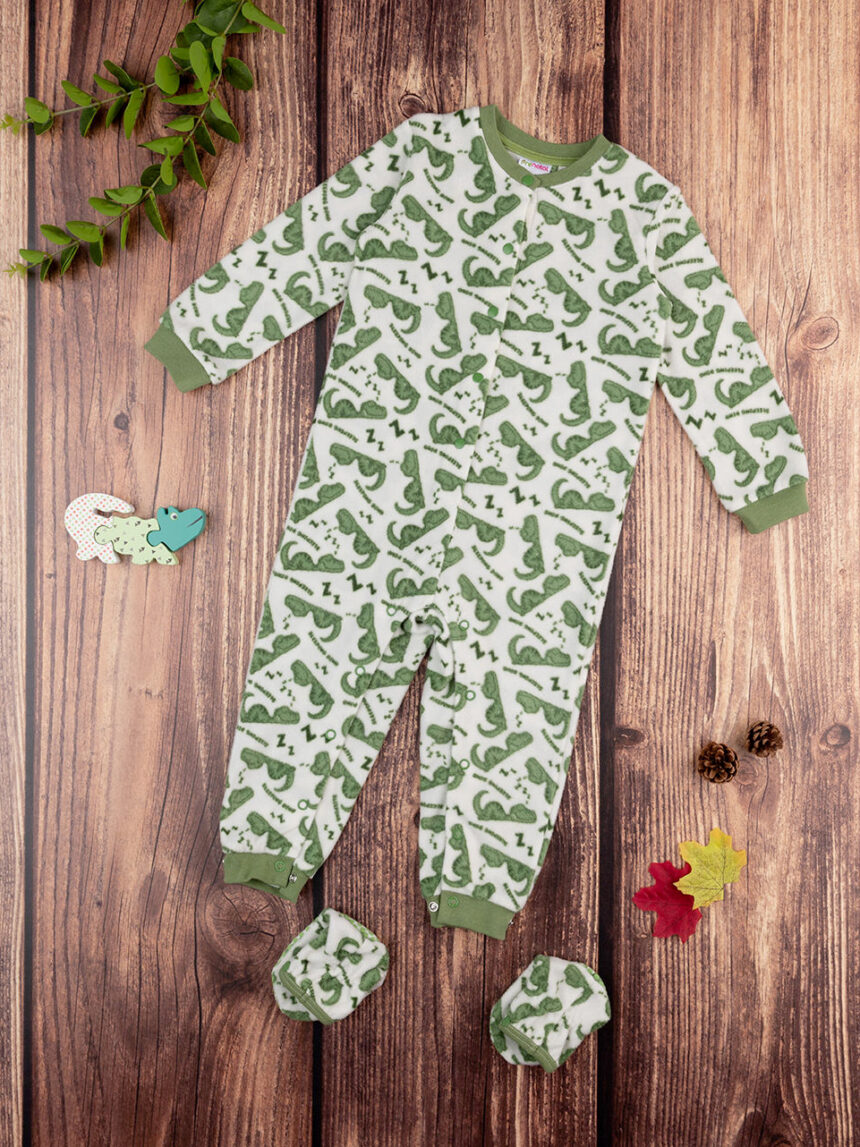 Pijama de velo de rapaz "crocodilo - Prénatal