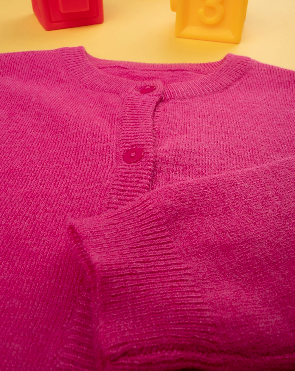 Cardigan tricot bimba fuchsia - Prénatal