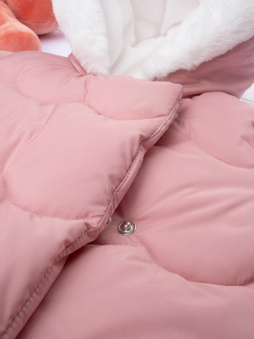 Casaco de nylon de menina rosa - Prénatal