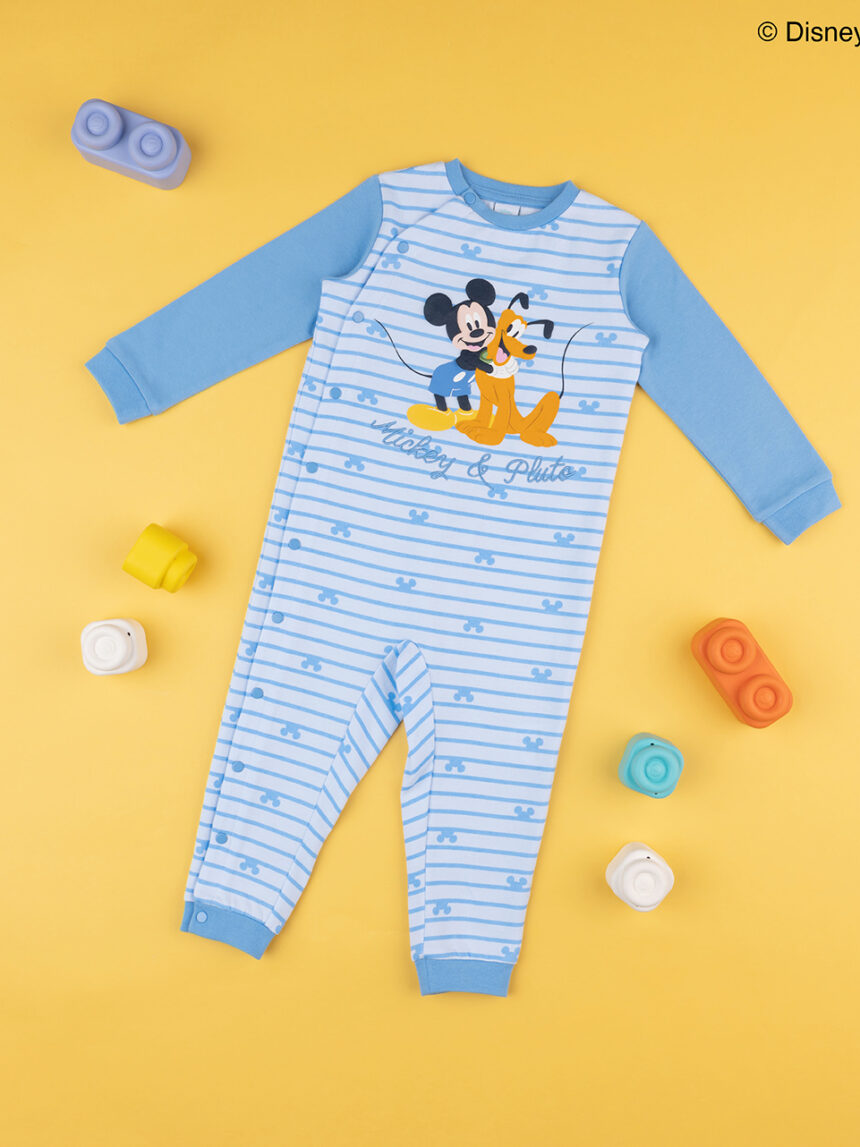 Pijama de uma peça de pijama mickey mouse disney para bebé - Prénatal