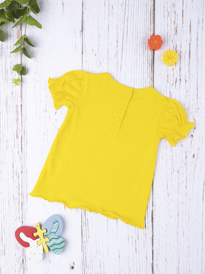 T-shirt rapariga total amarela - Prénatal