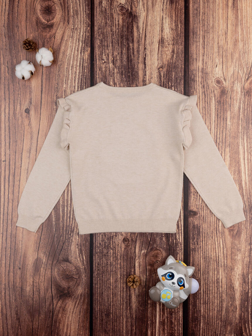 Camisola de tricot de lantejoulas de menina - Prénatal