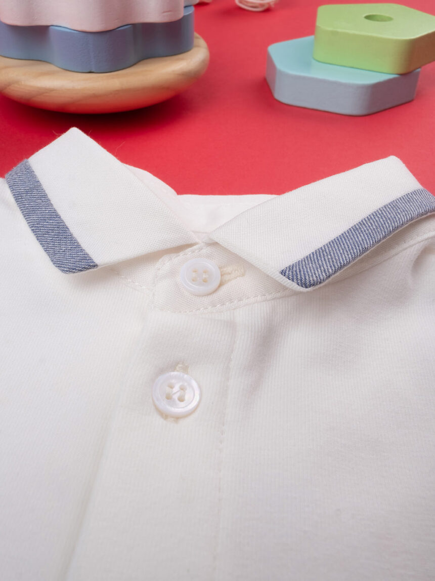 Fato/camisola para crianças em branco - Prénatal