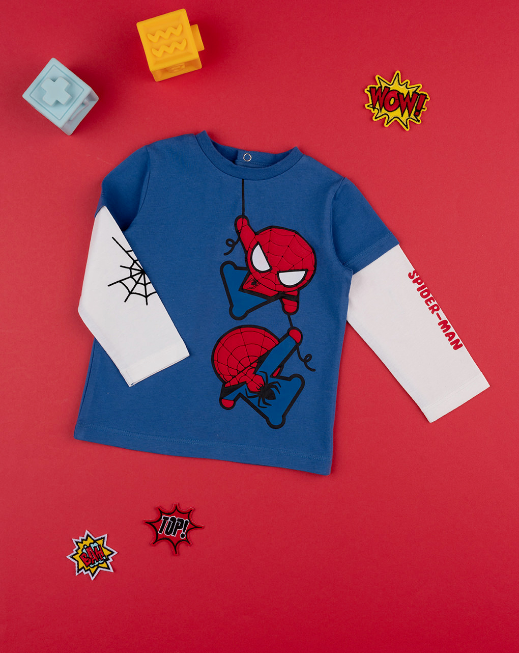 T-shirt bimbo "spiderman" - Prénatal