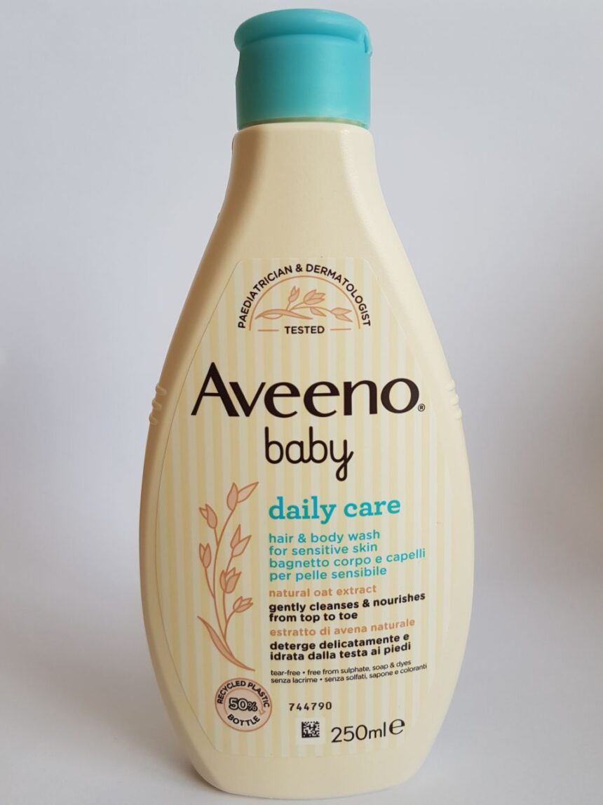 Pés de cabeça de banho para bebés 250ml - aveeno - Aveeno